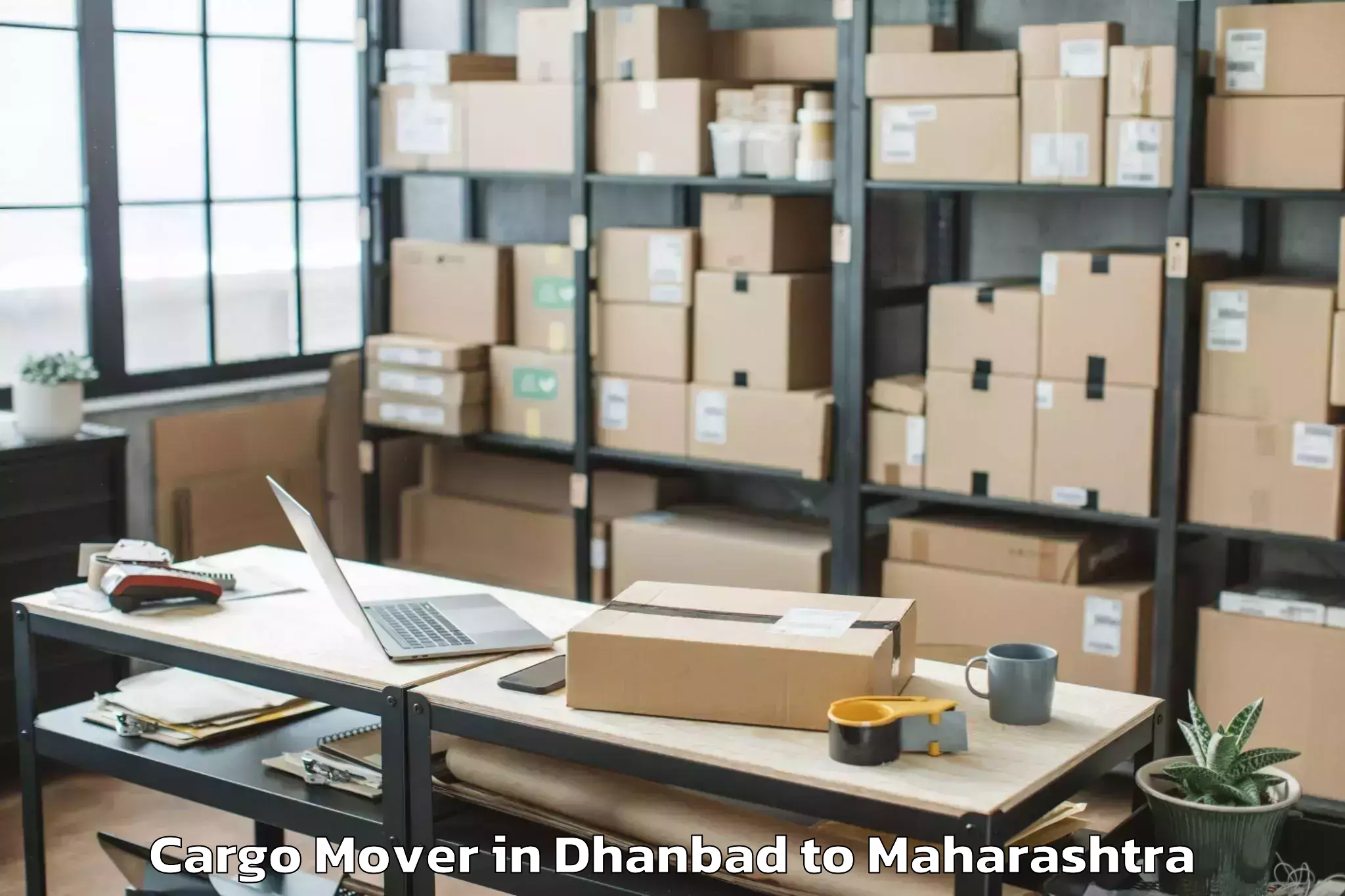 Easy Dhanbad to Punyashlok Ahilyadevi Holkar S Cargo Mover Booking